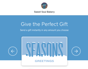 sweet soul gift card popup